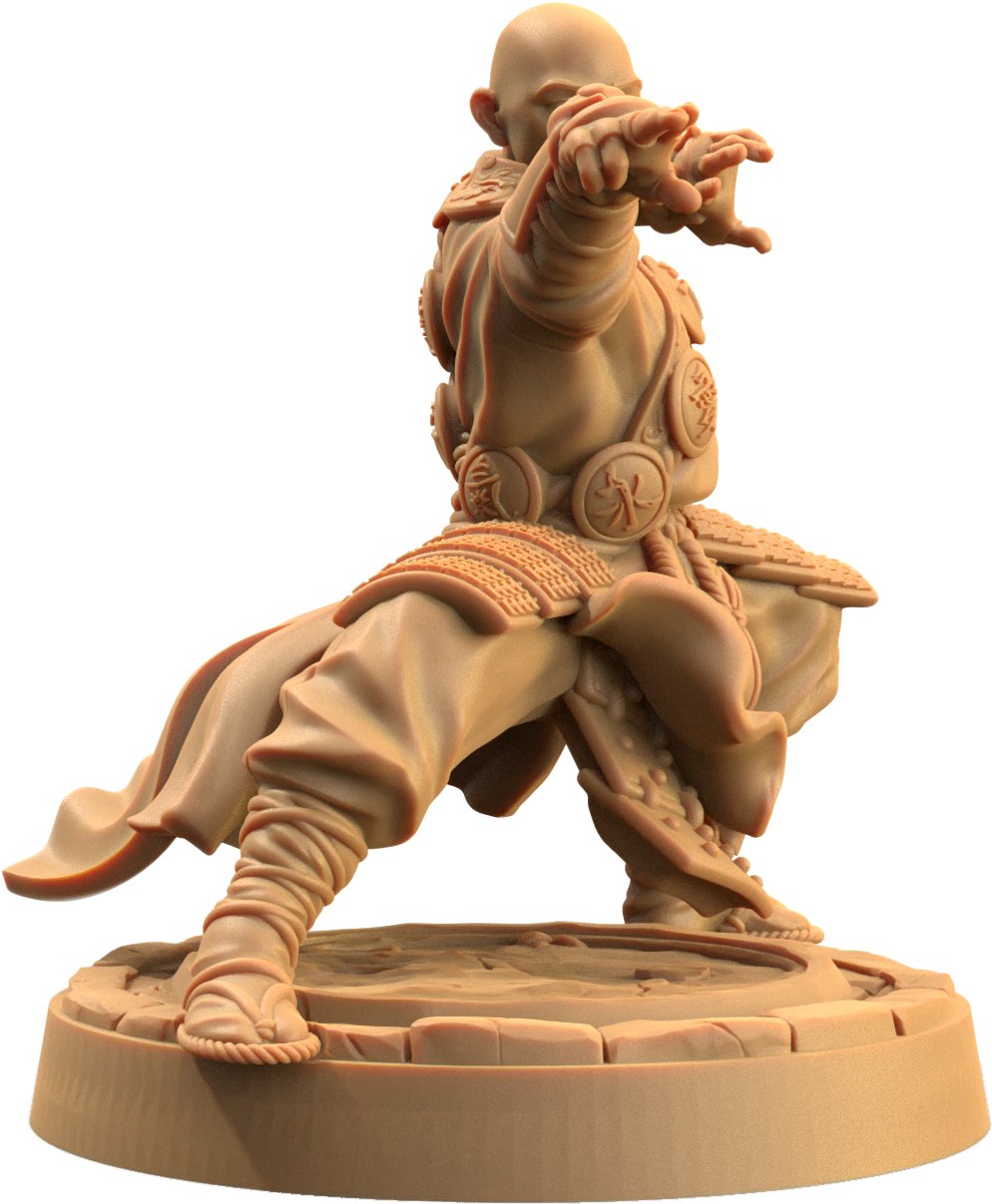 Ki Master - Human Monk Miniatures - Mini Megastore