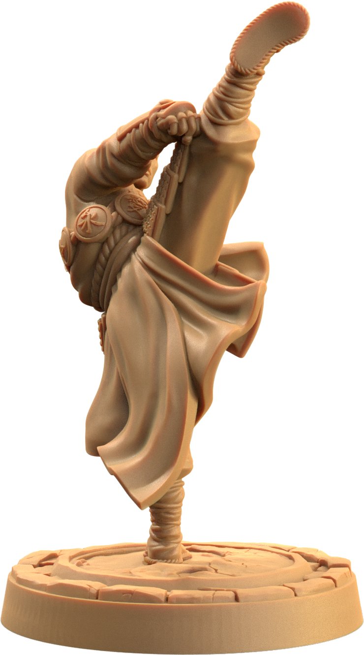 Ki Master - Human Monk Miniatures - Mini Megastore