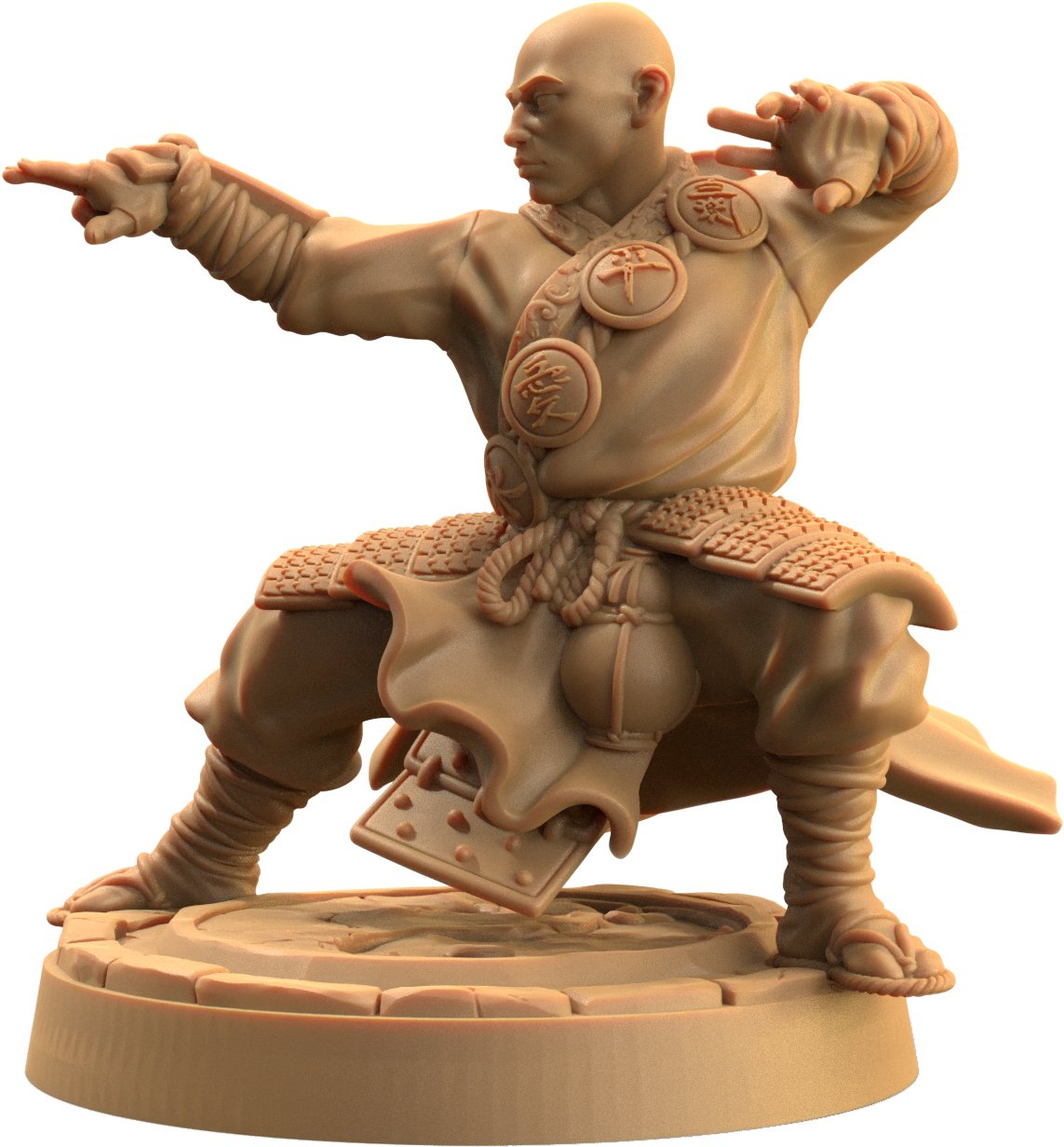 Ki Master - Human Monk Miniatures - Mini Megastore