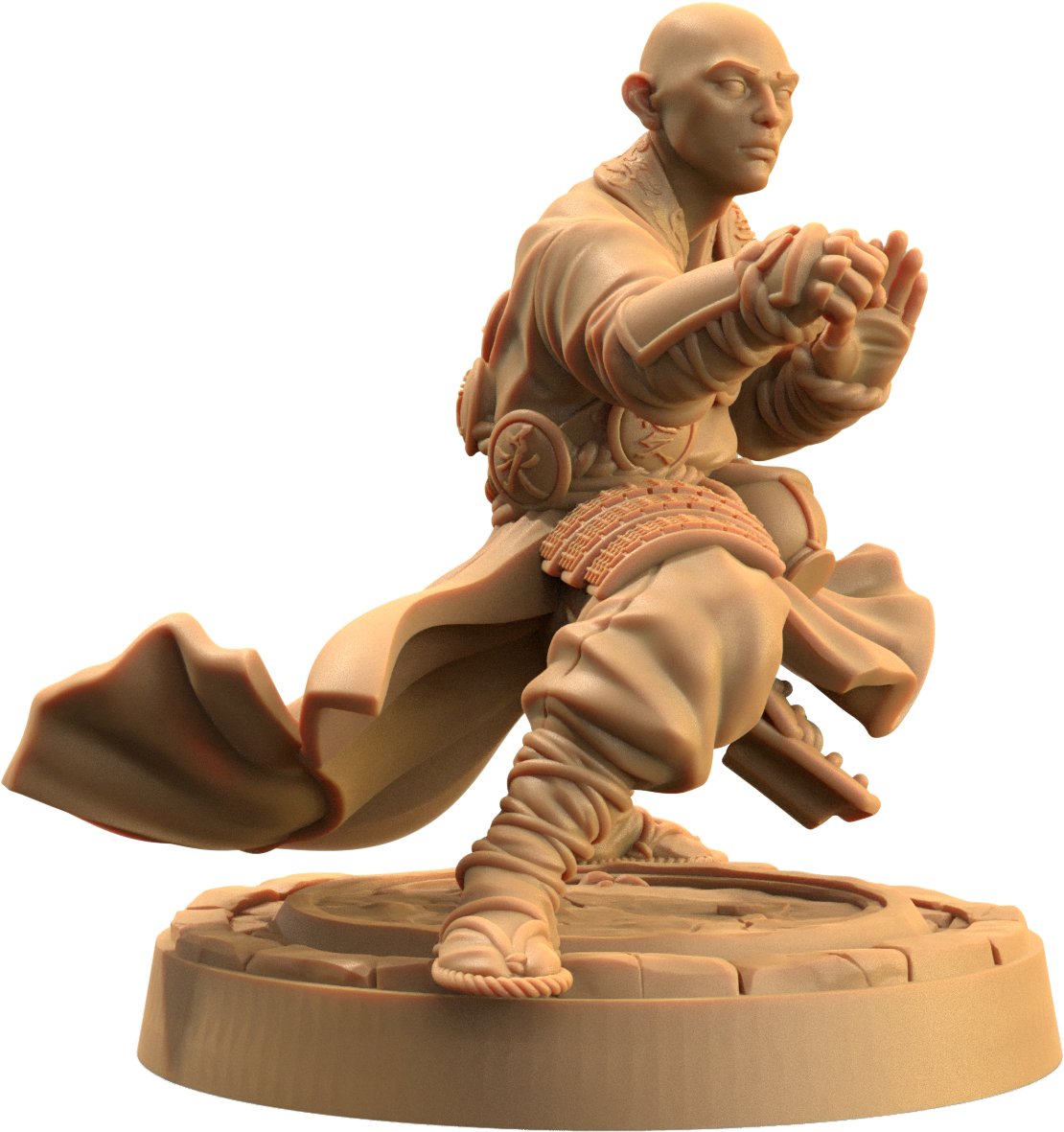 Ki Master - Human Monk Miniatures - Mini Megastore