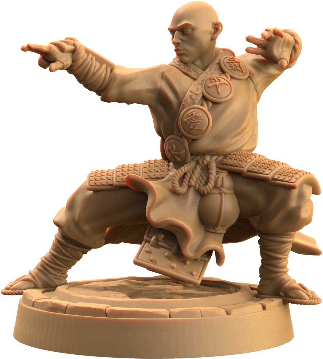 Ki Master - Human Monk Miniatures - Mini Megastore