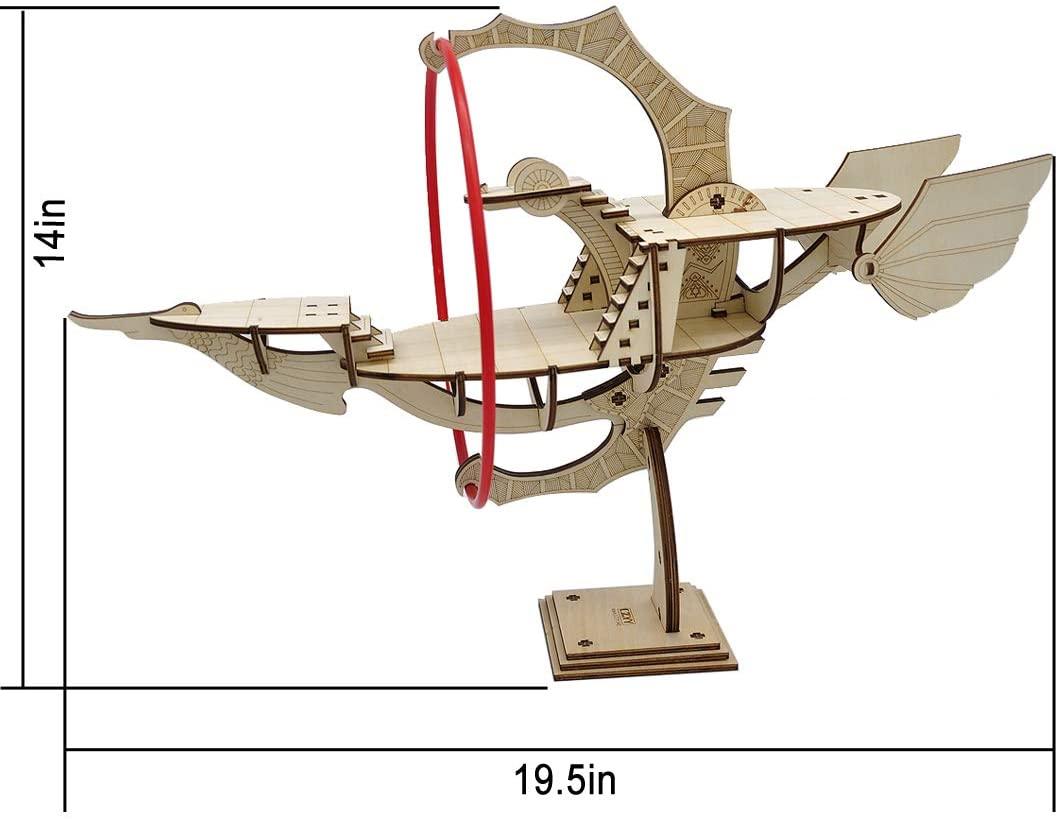 Laser cut Wood skyship / Spelljammer - Mini Megastore