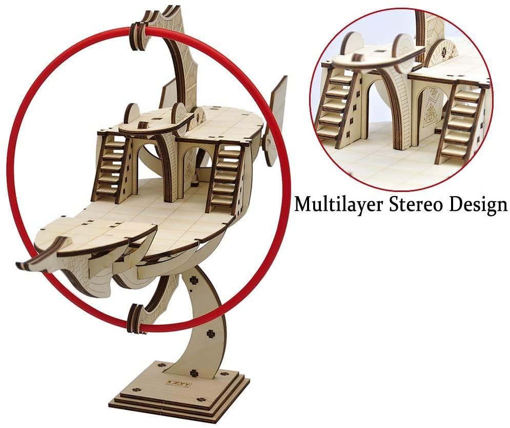 Laser cut Wood skyship / Spelljammer - Mini Megastore