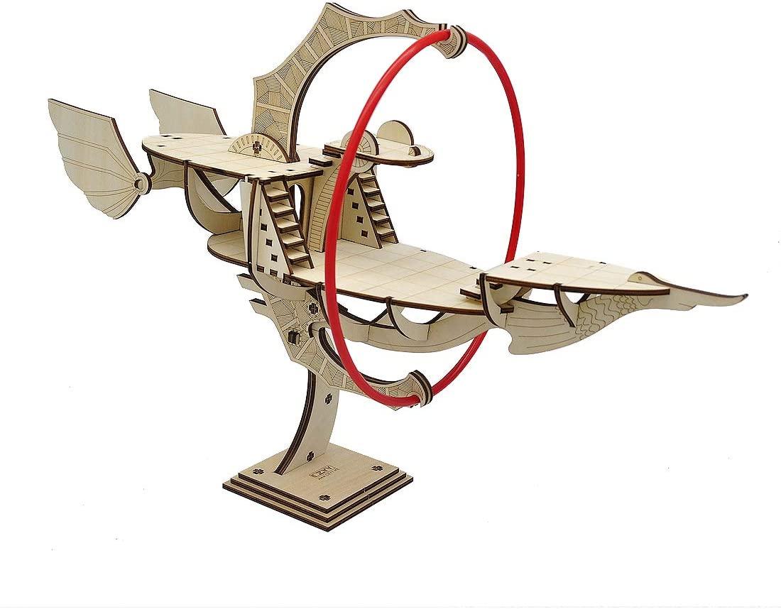 Laser cut Wood skyship / Spelljammer - Mini Megastore