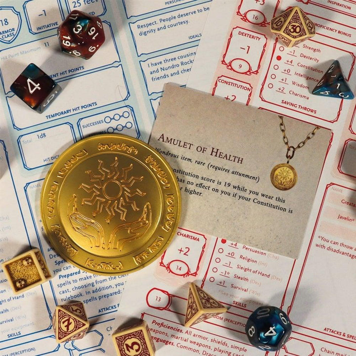 Limited Edition 24k Gold Plated Amulet of Health Medallion - Mini Megastore