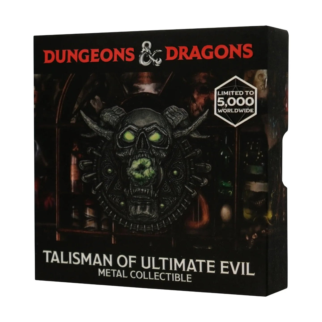 Limited Edition Talisman of Ultimate Evil Medallion and Art Card - Mini Megastore