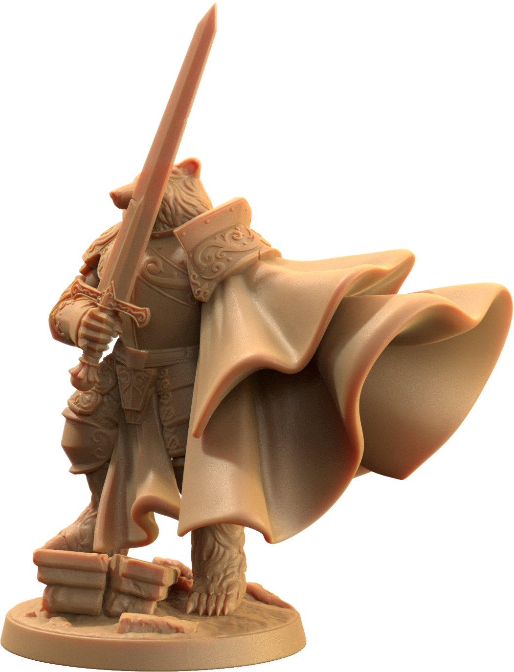 Lord Samson, Badger Knight / Paladin Miniature - Mini Megastore