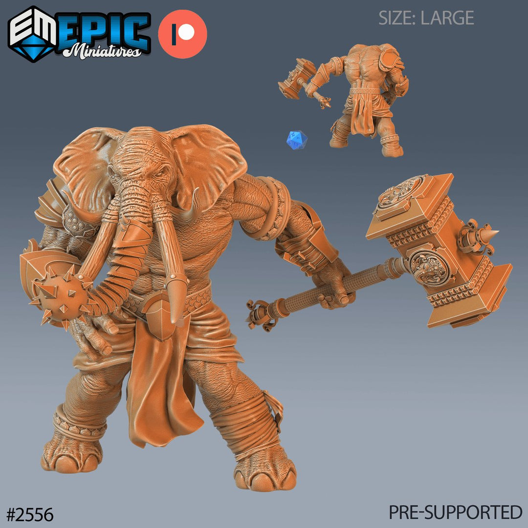 Luxadon / Elephant Folk Barbarian Hammer - Mini Megastore