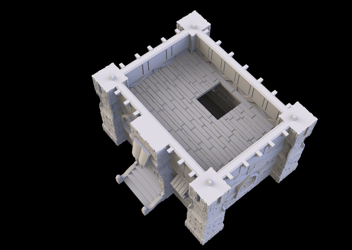 Magic Library - 3D printed Multifloor house - Mini Megastore