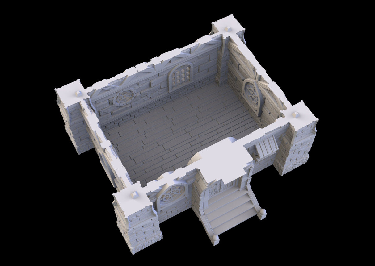 Magic Library - 3D printed Multifloor house - Mini Megastore