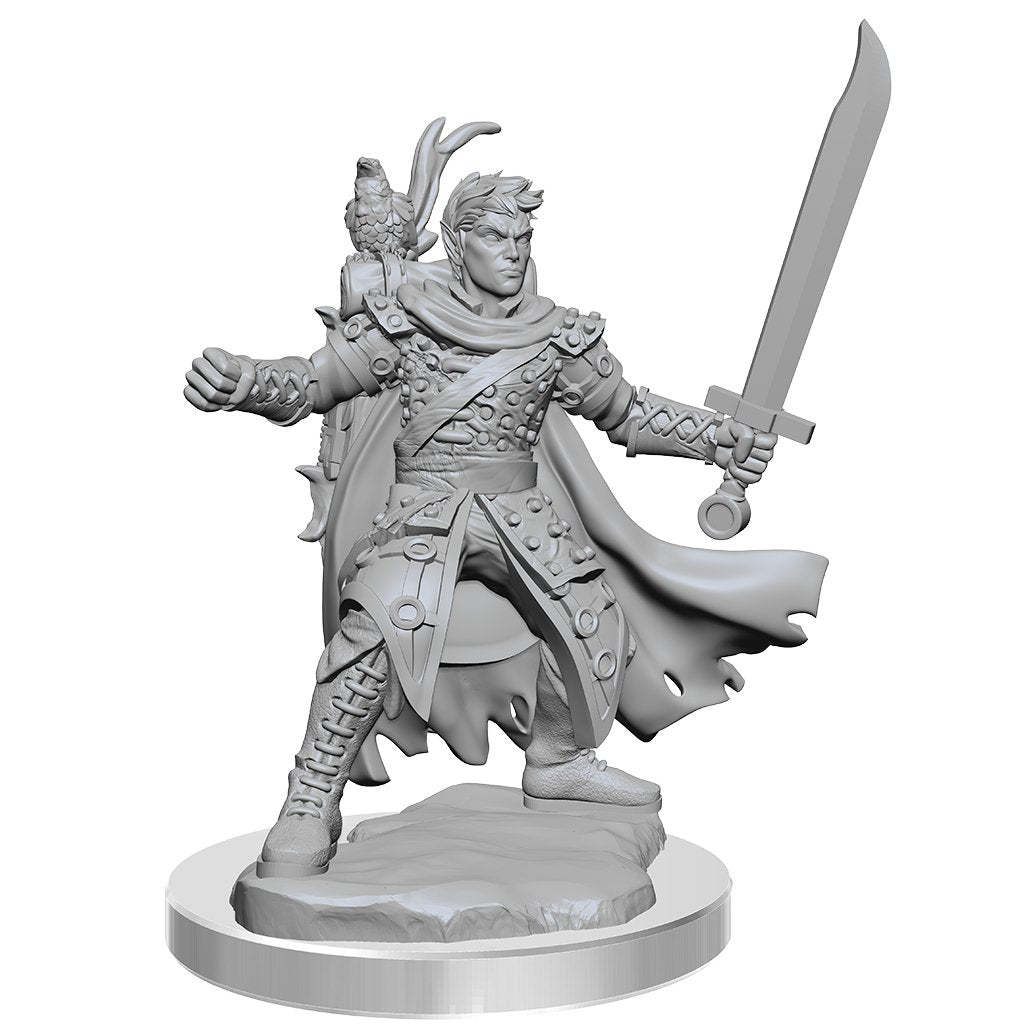 Male Half - Elf Ranger: D&D Frameworks Modular Miniature - Mini Megastore