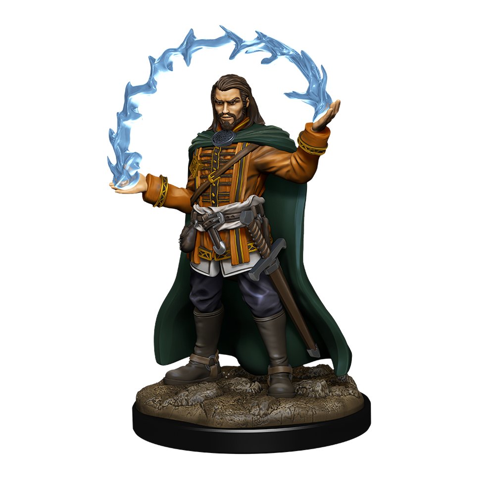 Male Human Wizard: Nolzurs Marvelous Miniatures - Mini Megastore