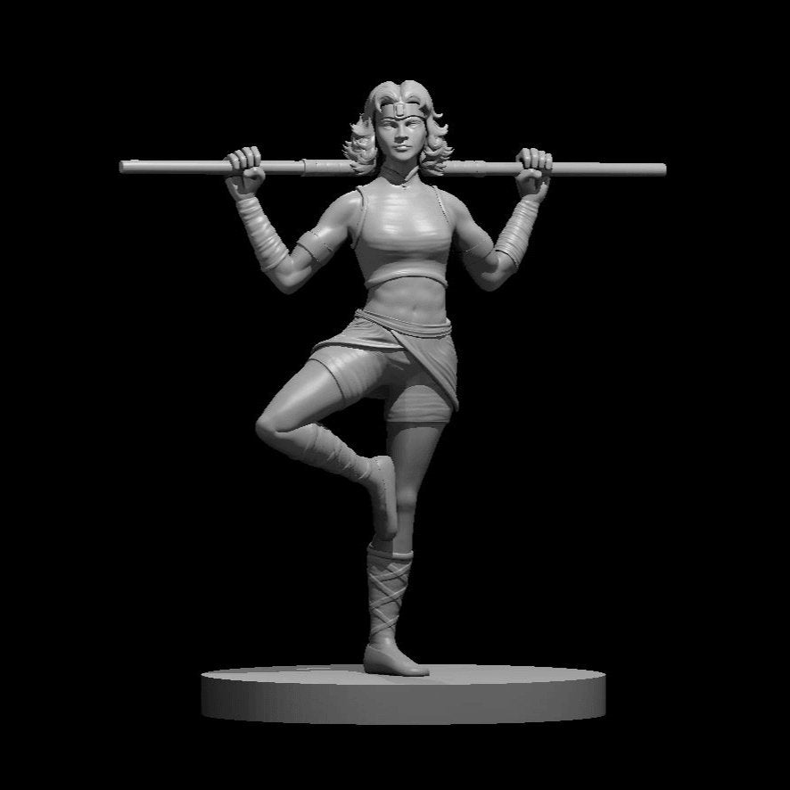 Martial Arts Adept Female Miniature - Mini Megastore