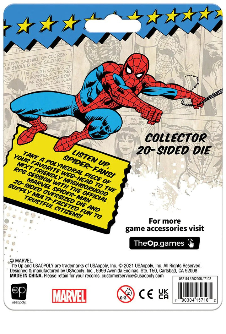 Marvel Spider-Man 20-Sided Die - Mini Megastore