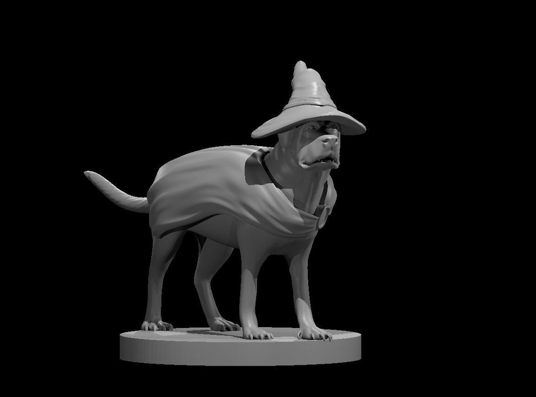 Mastiff Dog Wizard Miniature - Mini Megastore