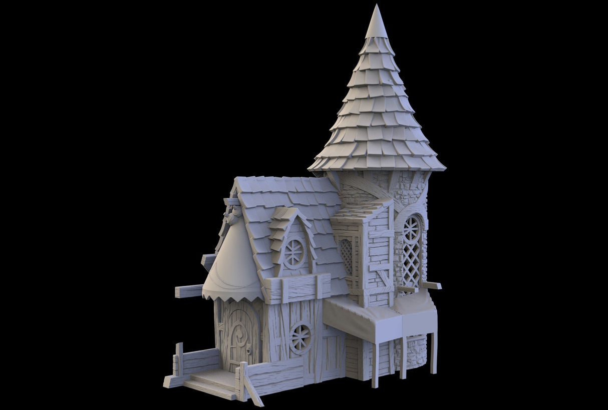Merchant Shop - 3D printed Multifloor house - Mini Megastore