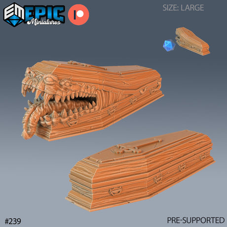 Mimic Coffin Miniature - Mini Megastore