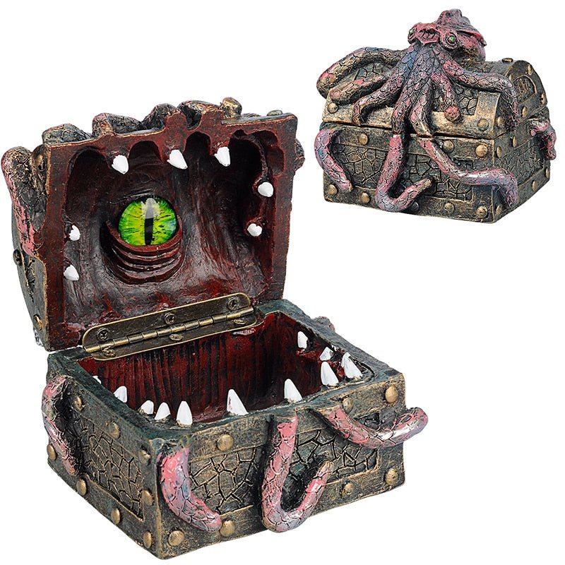 Mimic & Octopus Dice Box / Dice Jail - Mini Megastore