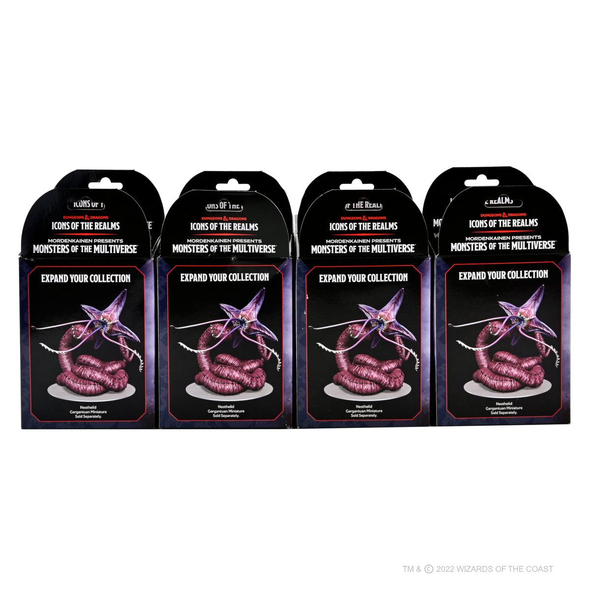 Mordenkainen Presents Monsters of the Multiverse Brick: D&D Icons of the Realms Miniatures pack of 8 Boosters - Mini Megastore