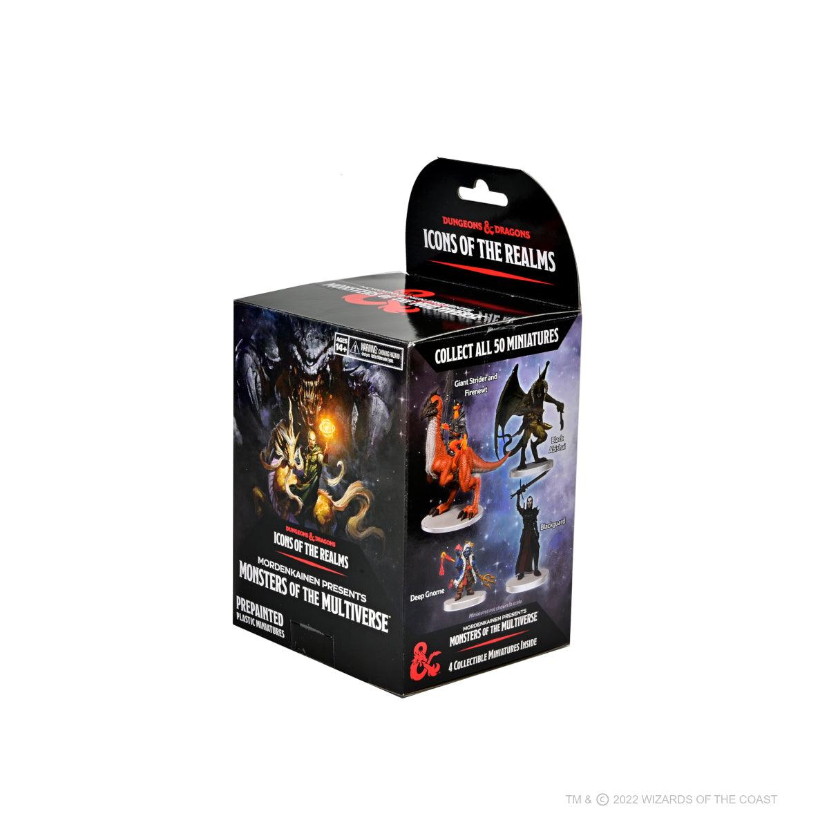 Mordenkainen Presents Monsters of the Multiverse Brick: D&D Icons of the Realms Miniatures pack of 8 Boosters - Mini Megastore