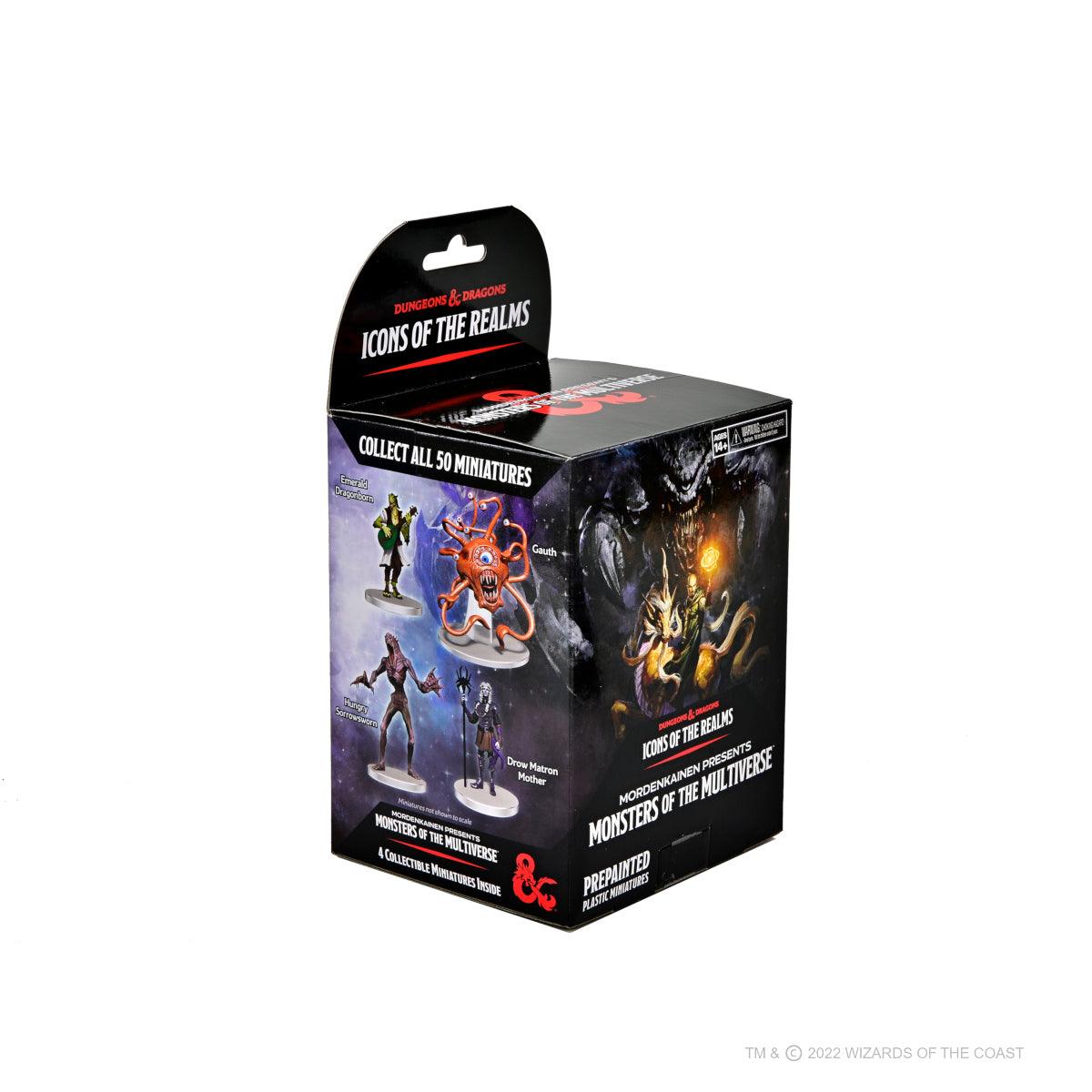 Mordenkainen Presents Monsters of the Multiverse Brick: D&D Icons of the Realms Miniatures pack of 8 Boosters - Mini Megastore