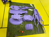Nautiloid / Mind Flayer Spelljammer ship with multiple floors + tactical miniature - Mini Megastore