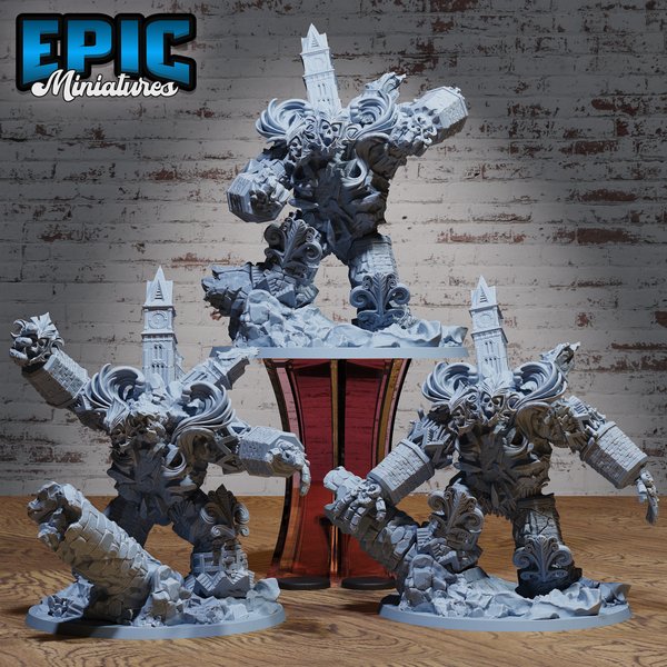 Necro - Clock Death Golem Miniatures - Mini Megastore