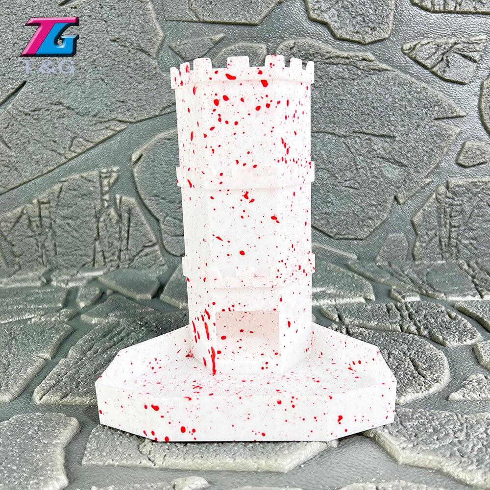 New Design Dice Tower with Tray Easy Roller Box - Perfect Accessories for Board Game, D&amp;D and RPG - Mini Megastore
