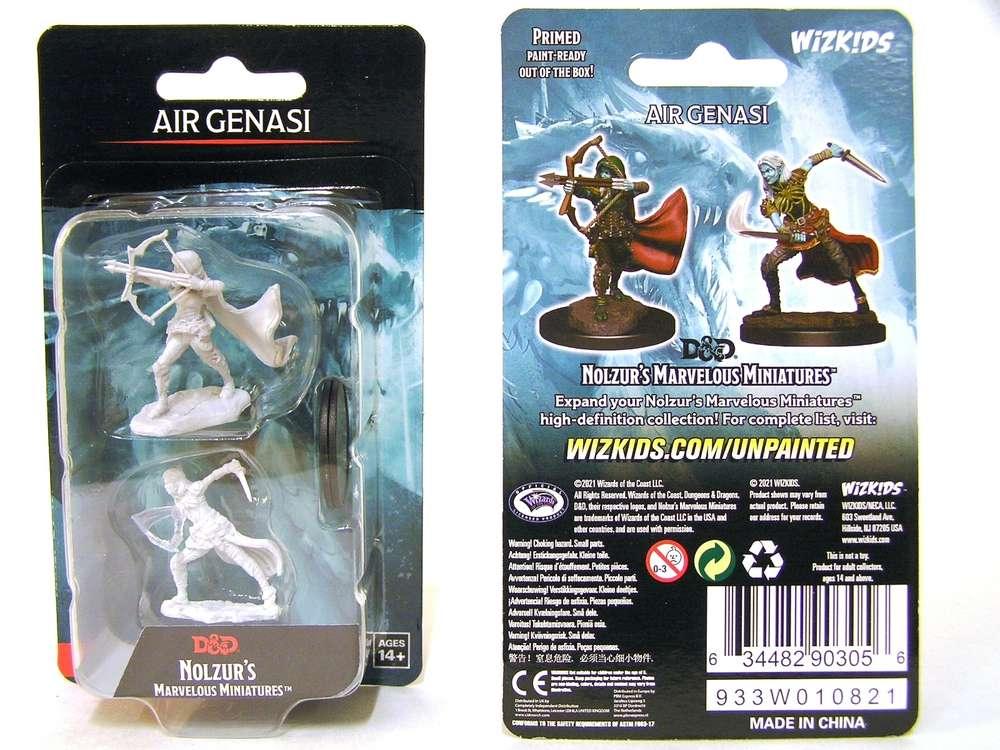 Nolzur's Marvelous Miniatures: Air Genasi Female Miniatures Pack of 2 - Mini Megastore