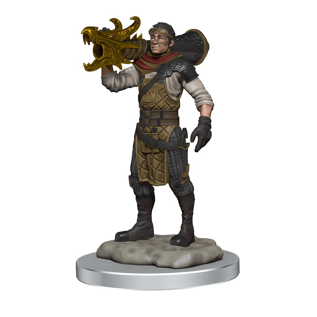 Nolzur's Marvelous Miniatures: Human Artificer & Human Apprentice - Mini Megastore