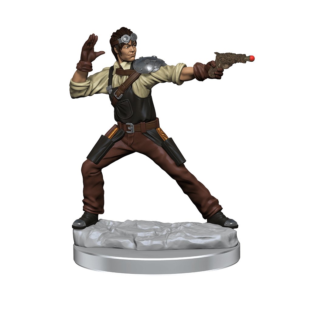 Nolzur's Marvelous Miniatures: Human Artificer & Human Apprentice - Mini Megastore