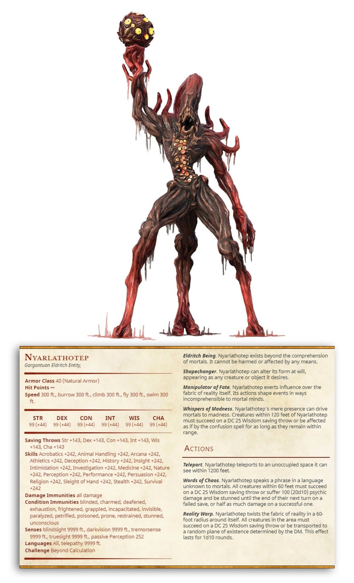 Nyarlathotep Lovecraftian Miniature - Mini Megastore