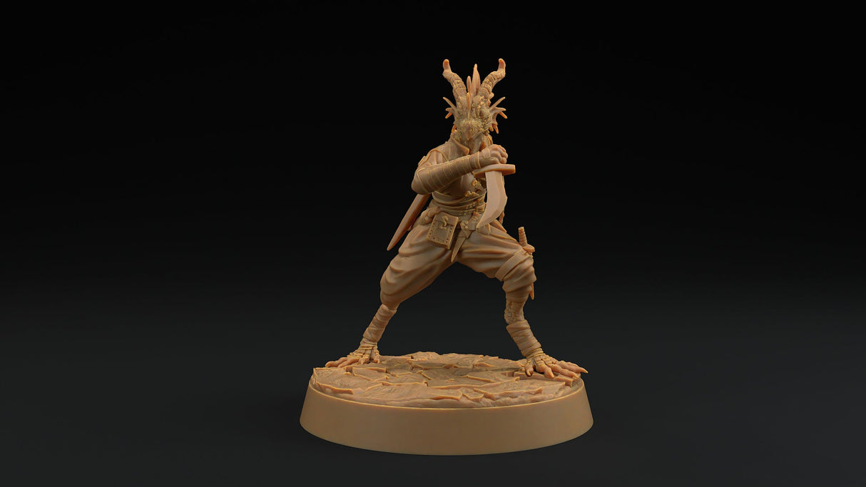 Nyxia Shadowblade - Dragonborn Rogue Miniature - Mini Megastore