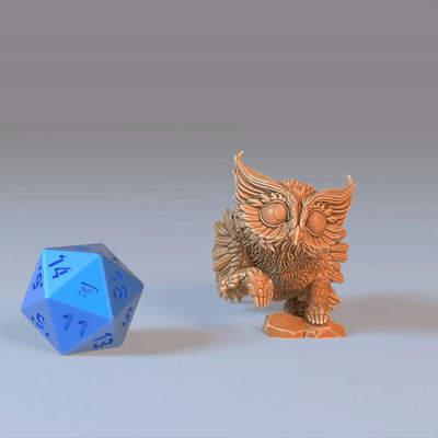 Owlbear Baby Miniature - Mini Megastore