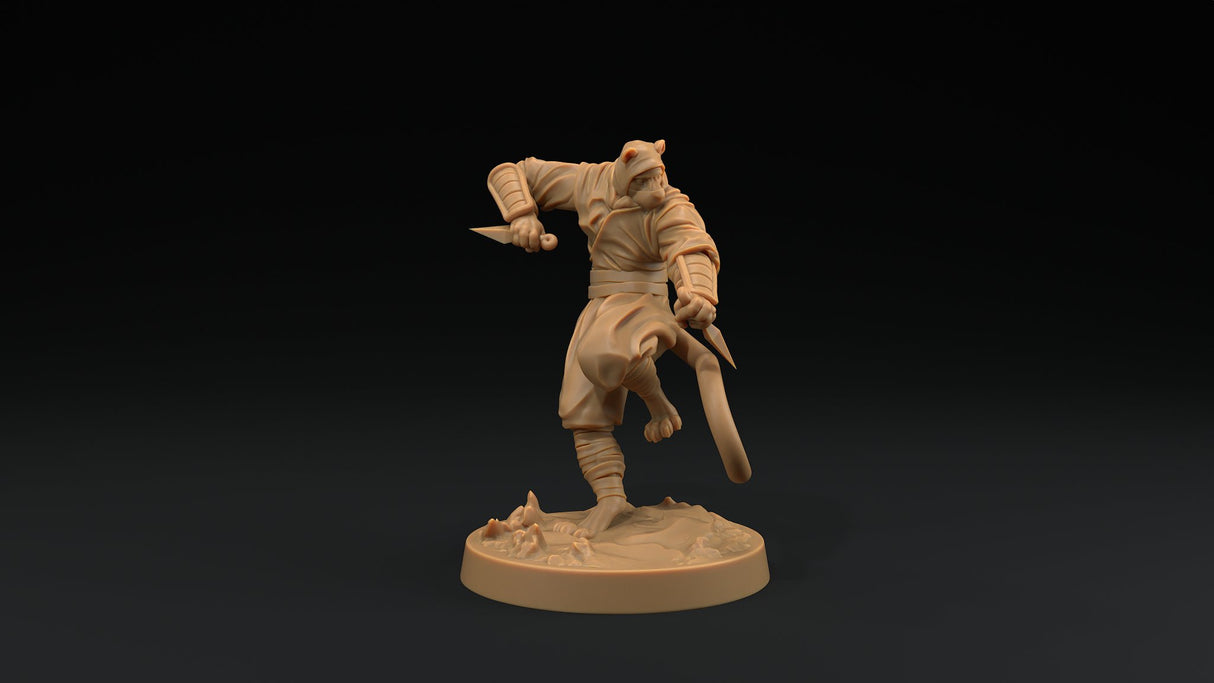 Paw Clan Ninjas - Tabaxi Rogue Miniatures - Mini Megastore
