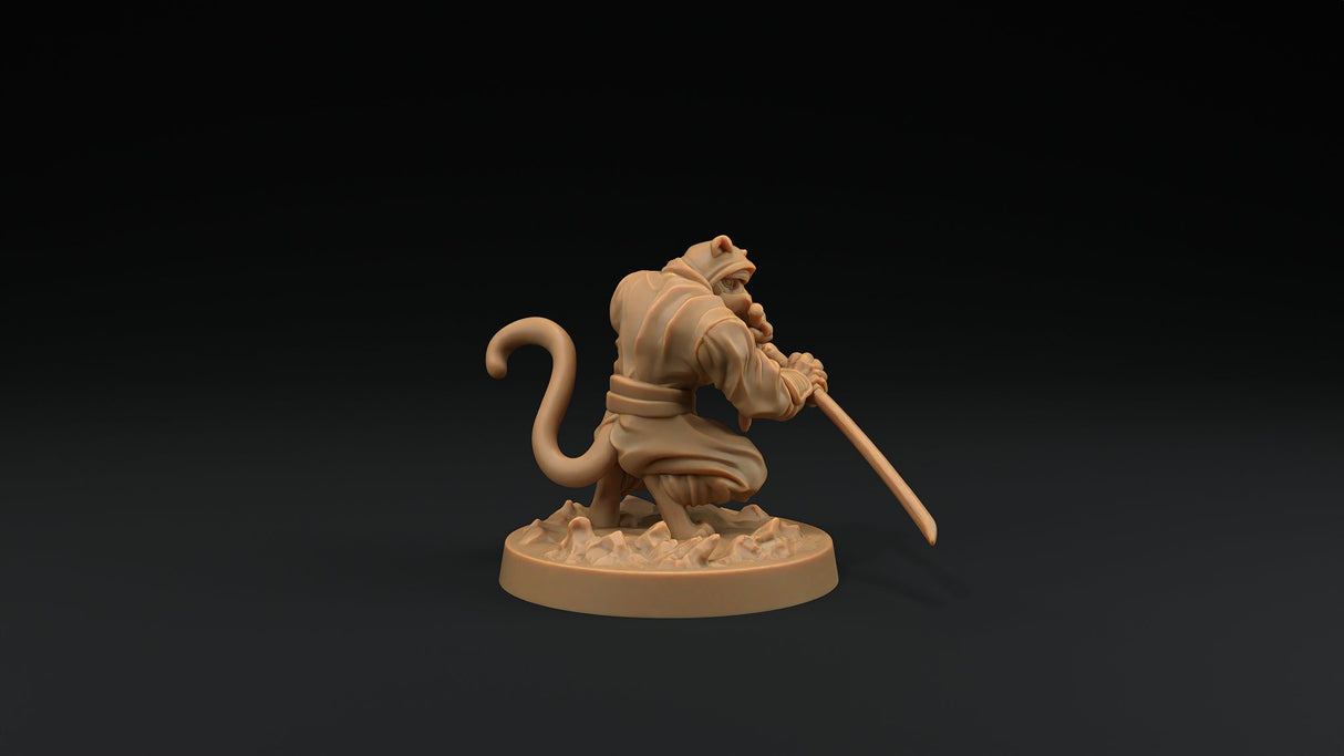 Paw Clan Ninjas - Tabaxi Rogue Miniatures - Mini Megastore