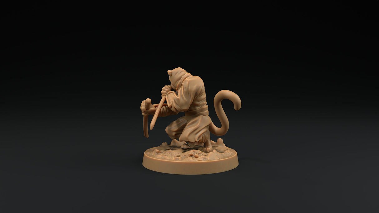 Paw Clan Ninjas - Tabaxi Rogue Miniatures - Mini Megastore