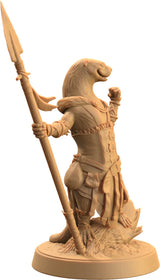 Pearl, Otter Spearmaster - Otterfolk Fighter Miniature - Mini Megastore