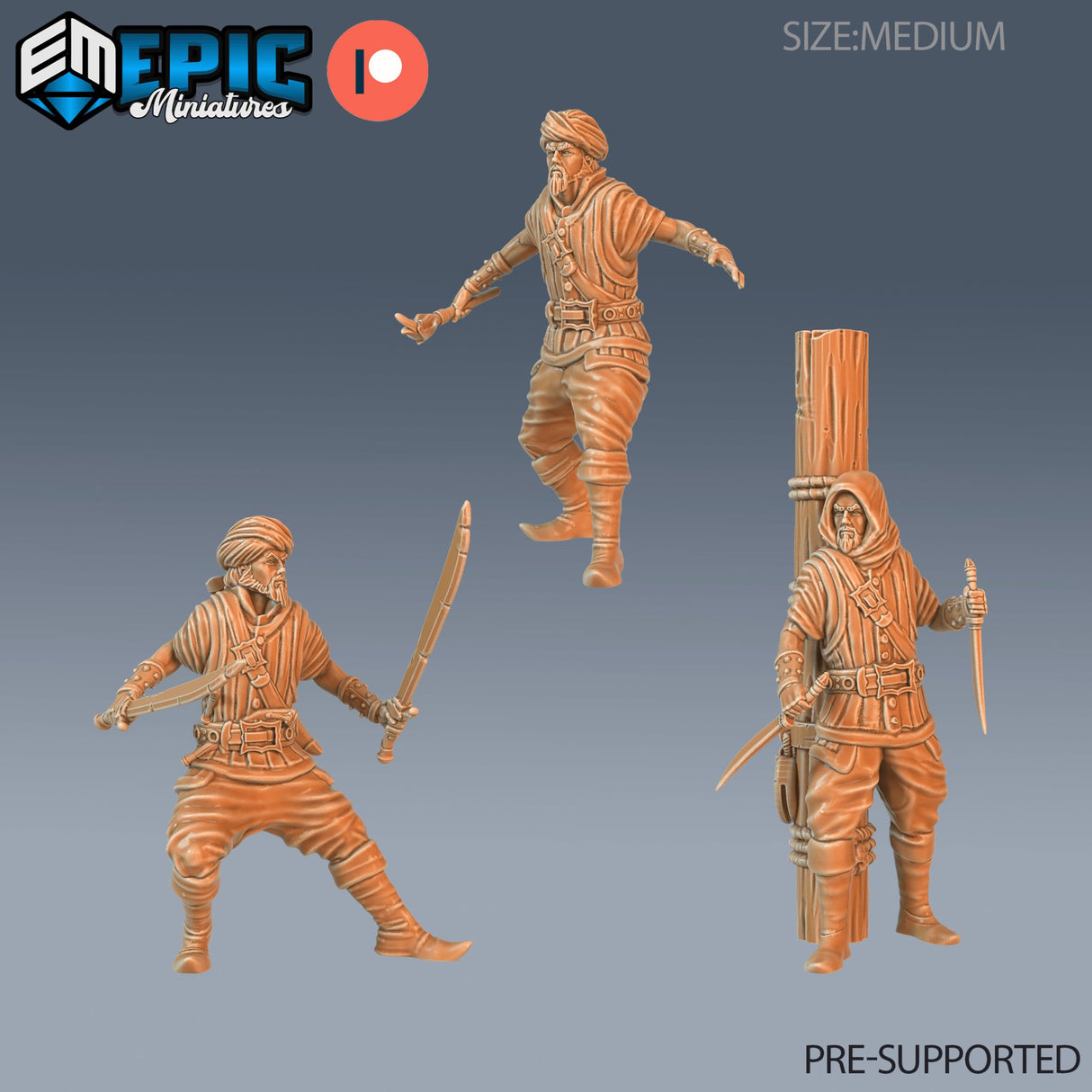 Pirate Cutthroat Miniature - Mini Megastore