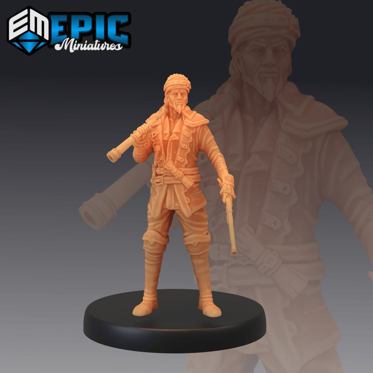 Pirate Sailing Master Miniature - Mini Megastore