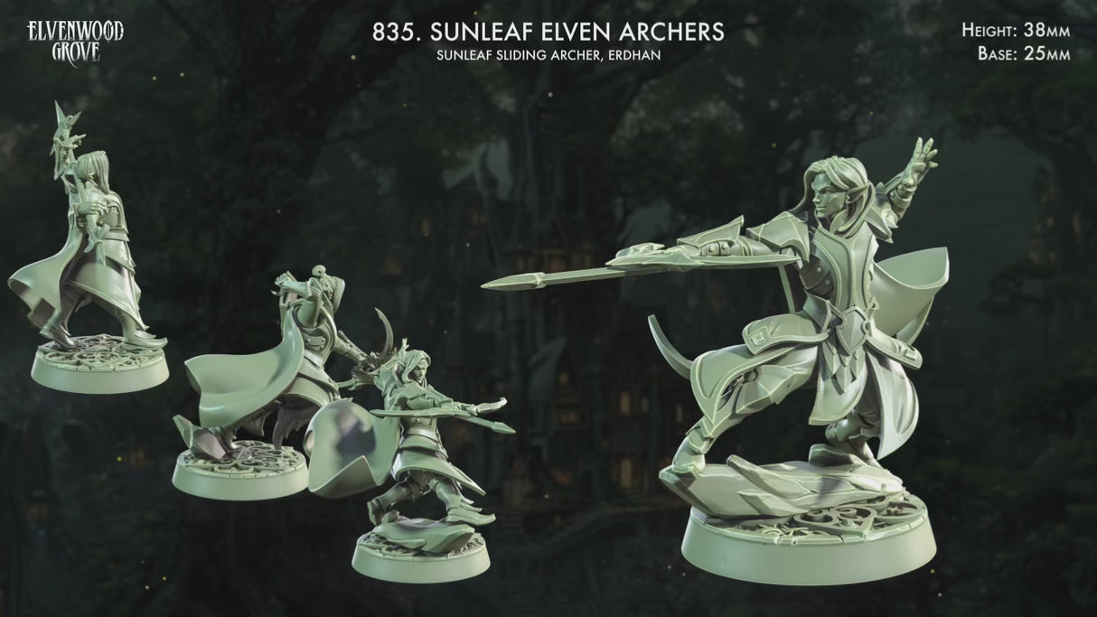 Sunleaf Elven Archer Miniatures