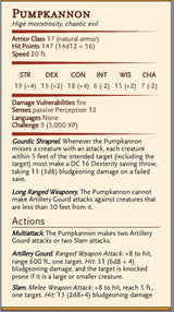 Pumpkannon Creature Miniature - Mini Megastore