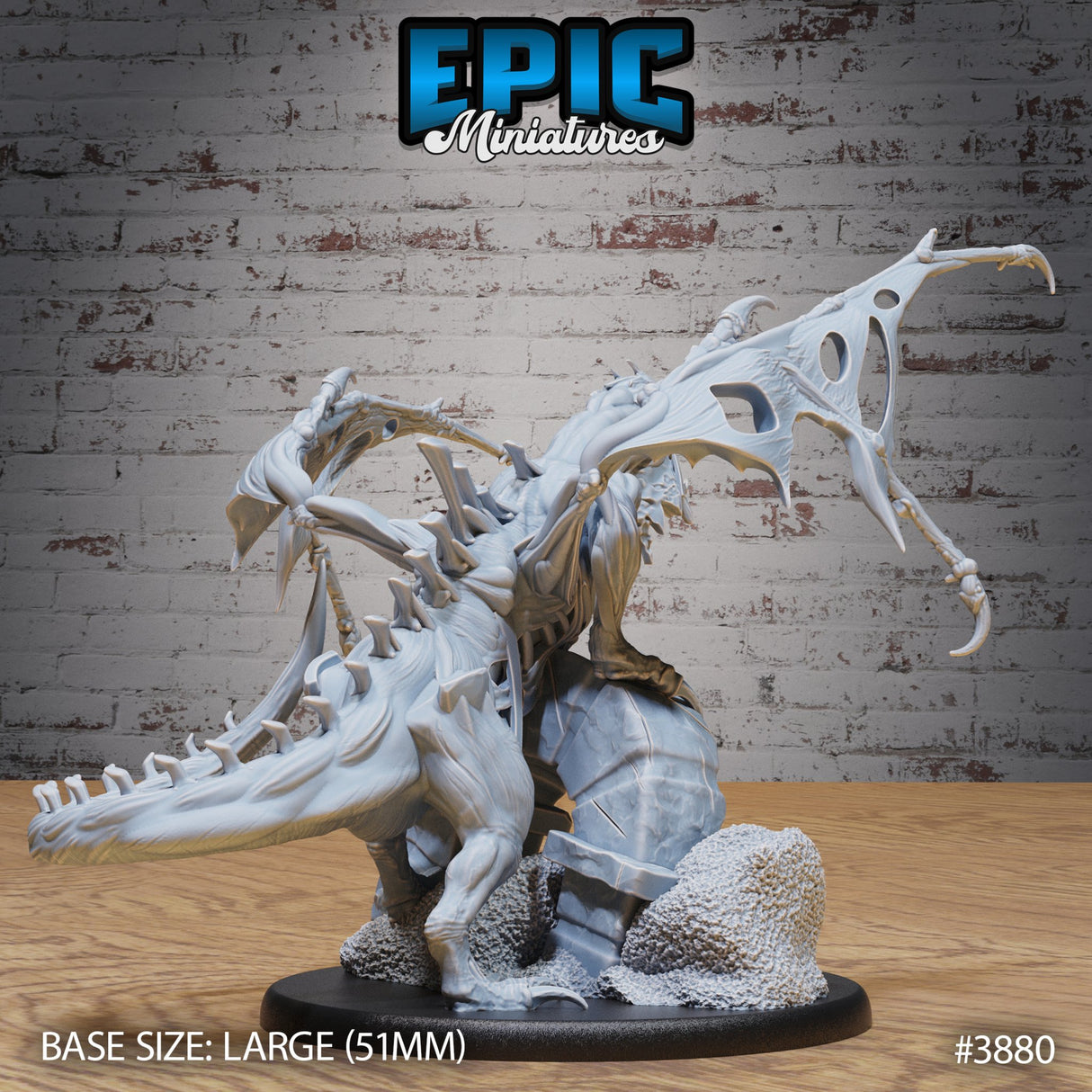 Rotting Young Dragon Miniatures - Mini Megastore