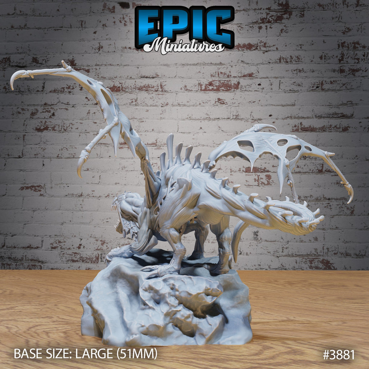Rotting Young Dragon Miniatures - Mini Megastore
