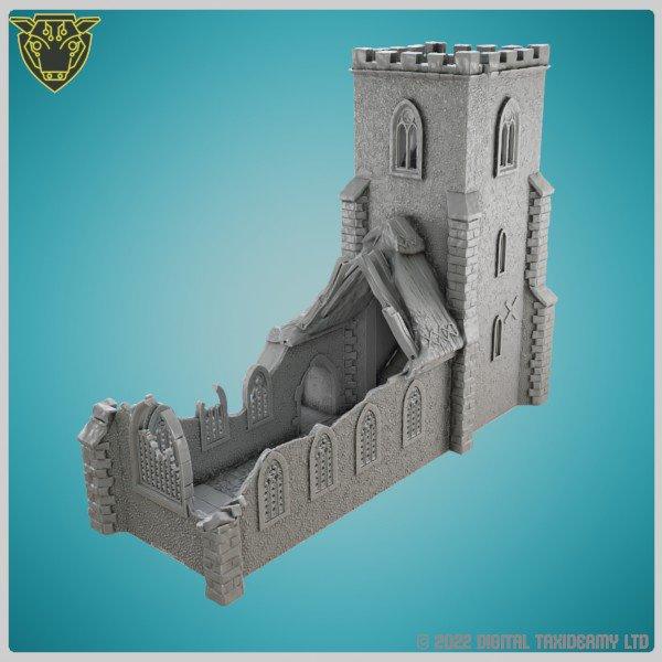 Ruined Castle Dice Tower - Mini Megastore