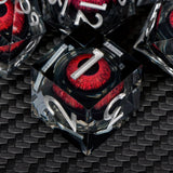 Sharp handmade resin liquid core eye dice set - Mini Megastore