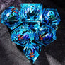Sharp handmade resin liquid core eye dice set - Mini Megastore