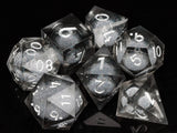 Sharp handmade resin liquid core eye dice set - Mini Megastore