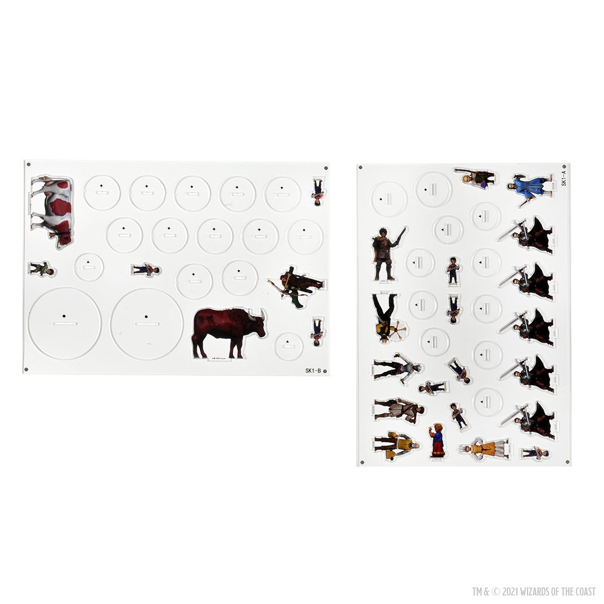 Sidekick Pack - Idols of the Realms: Essentials 2D miniatures - Mini Megastore