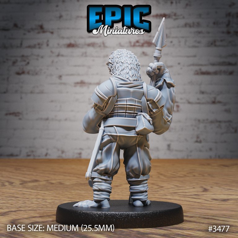 Sloth Guard - Sloth folk Miniature - Mini Megastore